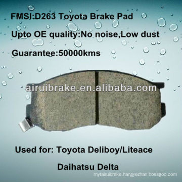 OE quality Toyota Van Wagon front brake pad D263